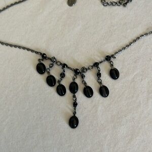 Park Lane gun metal necklace and earrings